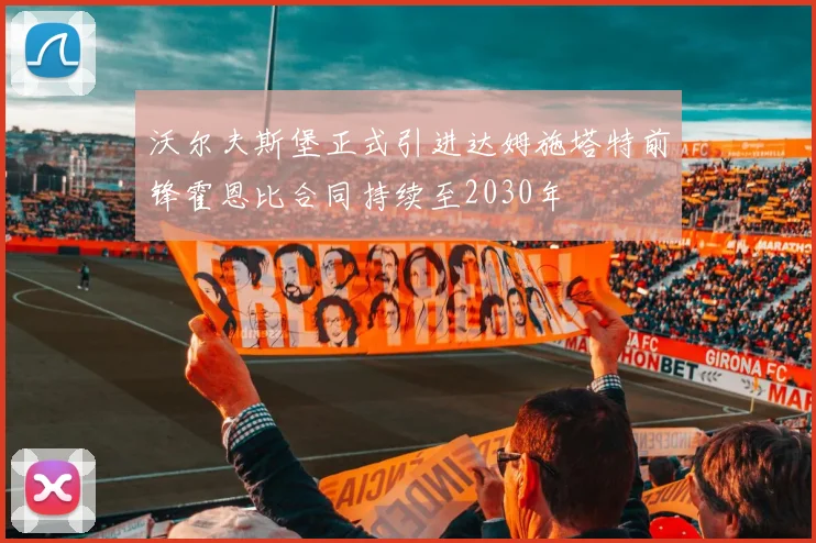 沃尔夫斯堡正式引进达姆施塔特前锋霍恩比合同持续至2030年